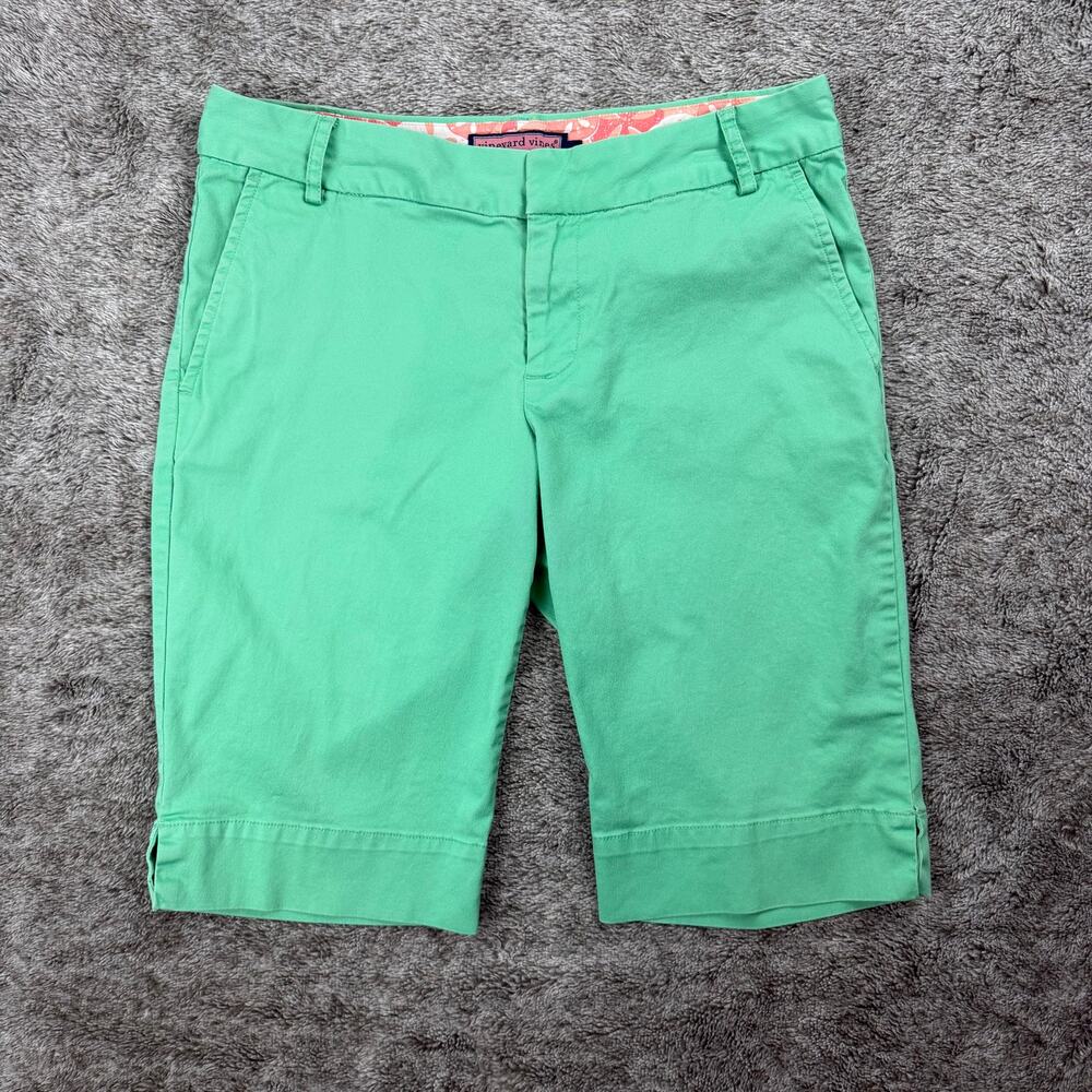 Vineyard Vines Bermuda Shorts Women's 6 Green